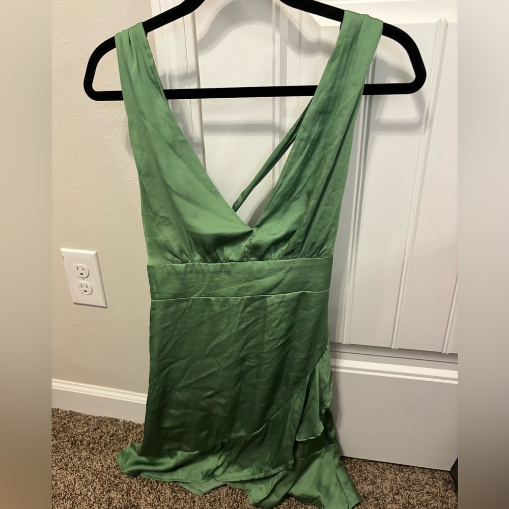 Green semi formal dress